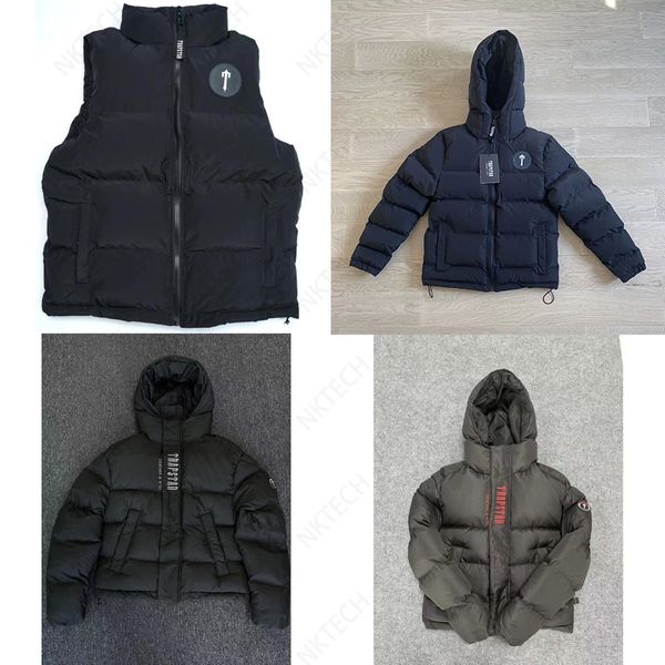 

2023 men's fashion down jacket down vest winter coat alphabet embroidered outdoor jacket coat street wear warm clothes, Black