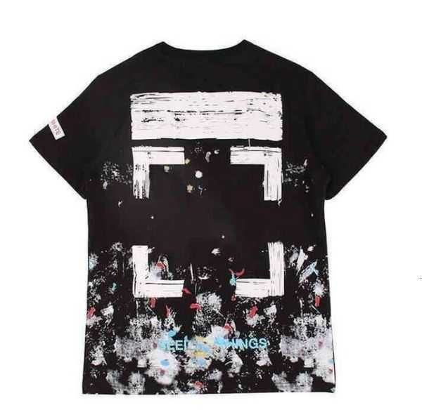 

summer luxurys mens and womens t shirt designers offs clothing loose tees man casual street graffiti shirt sweatshirt short sleeve tshirts, White;black