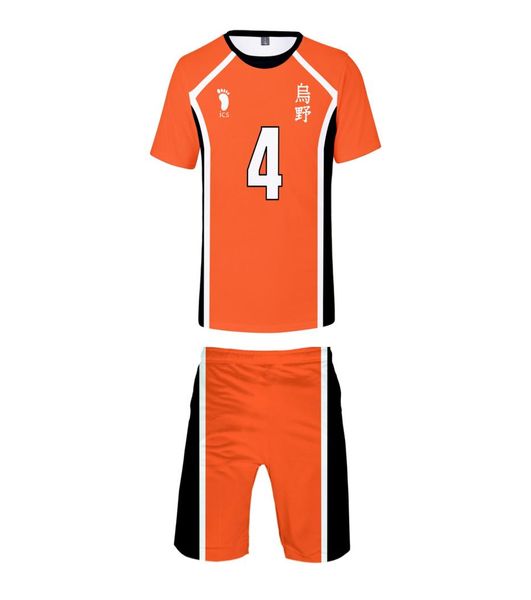 

anime haikyuu karasuno high school volleyball club hinata shoyo cosplay costume and shorts outfit jerseys uniform sportwear9397369, Black
