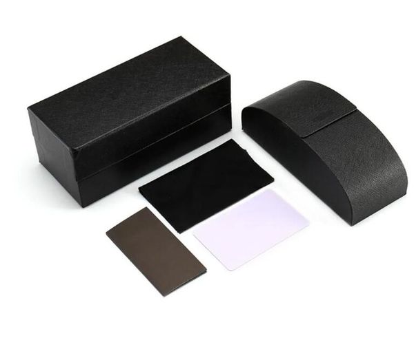 

1pcs summer new women and men sunglasses box brown case cloth glasses hard casefast