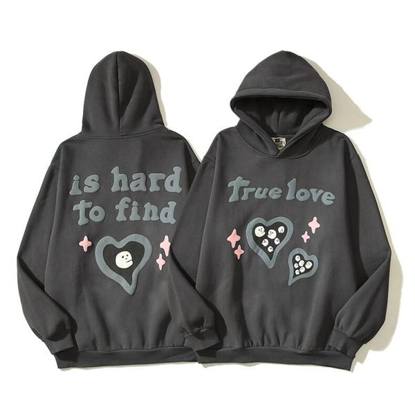 

men's sweatshirts 2023 autumn new fashion letter printing men's loose casual hooded sweater designer long sleeve man coat, Black