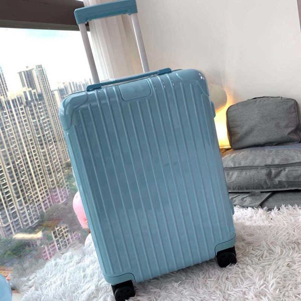 

10 colors suitcase designer luggage with wheels carry on luggages luxury front opening rolling password travel bag fashion boxes 230716