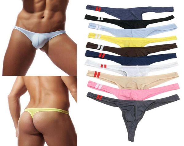 

underpants 10pcslot mens briefs underwear low waist modal solid cueca masculina tback gstring tangas thong lingerie1133641, Black;white