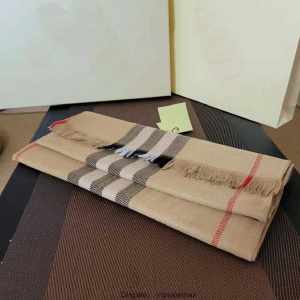 

scarf designer cashmere high-end soft thick classic plaid printed men's and women's fashion suits scarves, Blue;gray