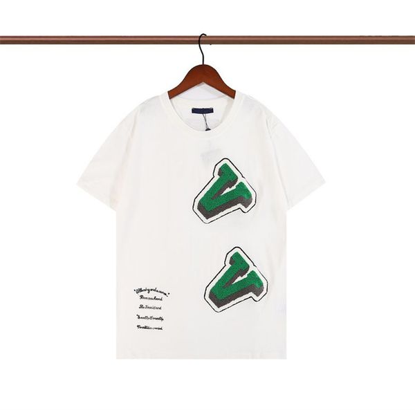 

2023 spring and summer new short-sleeved t-shirts are fashionable and individual, and the craftsmanship is very delicate. the original fabri, White;black