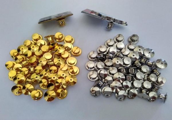 

goldsilver for military police club jewelry hatbrass lapel locking pin keepers backs savers holders locks no tools required clutc5489400