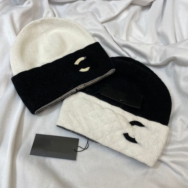 

fashion designer men women winter beanie high-quality knitted cotton warm hat classical sports skull caps ladies casual outdoor, Blue;gray