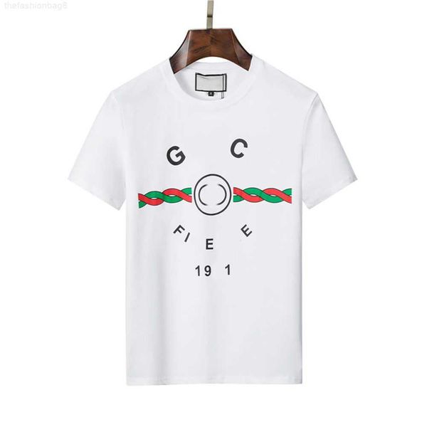 

mens designer clothes famous mens t shirt letter print round neck short sleeve black white fashion men women tees, White;black