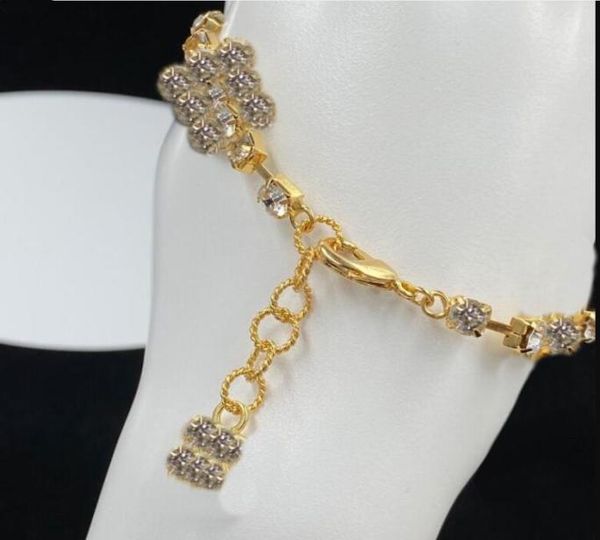 

fashion new designed charm ladies bracelets hollow out g letters with diamonds 18k gold plated women bracelet designer jewelry dg9610139, Golden;silver