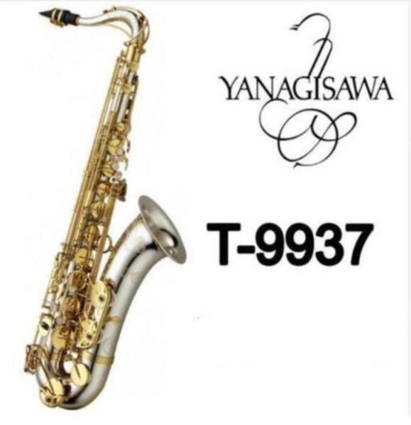 

new original yanagisawa tenor saxophone t9937 musical instruments bb tone nickel silver plated tube gold key sax with case4676960