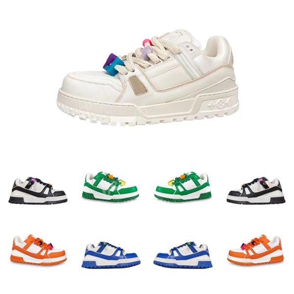 

summer new luxury designer casual shoes male and female trainer maxi sneakers classic fashion bread shoes thick sole increase us4-11 b3