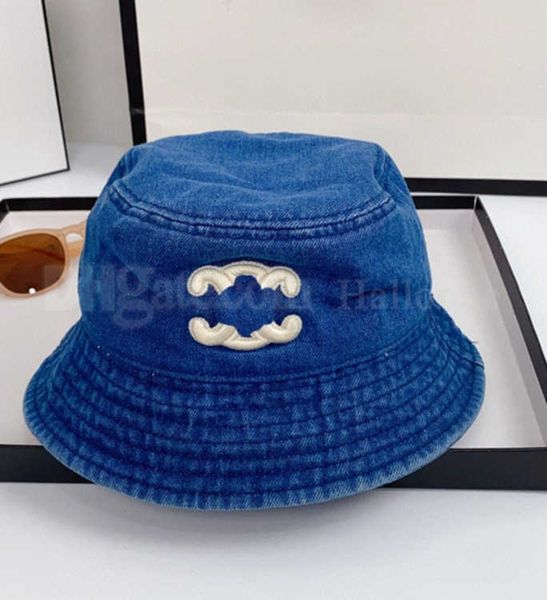 

2023 ball caps mens multicolour reversible canvas bucket hat with strap fashion designers caps hats women summer fitted beach, Blue;gray