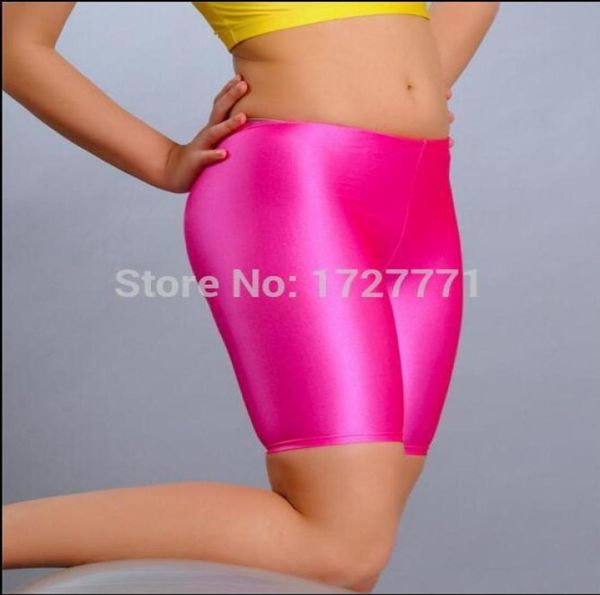 

ls40shiny lycra spandex opaque tights original fetish zentai leggings pants7824953, Black