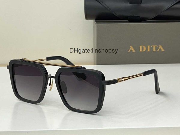 

a dita mach seven classic retro mens sunglasses fashion design womens glasses luxury brand designer eyeglass simple business, White;black