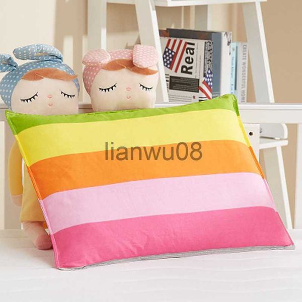 

pillows soft cotton kids sleep cushion baby bedding pillow 16y toddler infants neck pillow baby boy girl bedroom decoration accessories x072