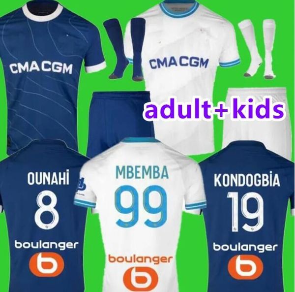 

23 24 maillot alexis marseilles soccer jerseys home 30th white anniversary special 2023 player fan guendouzi payet clauss football shirts ki, Black;yellow