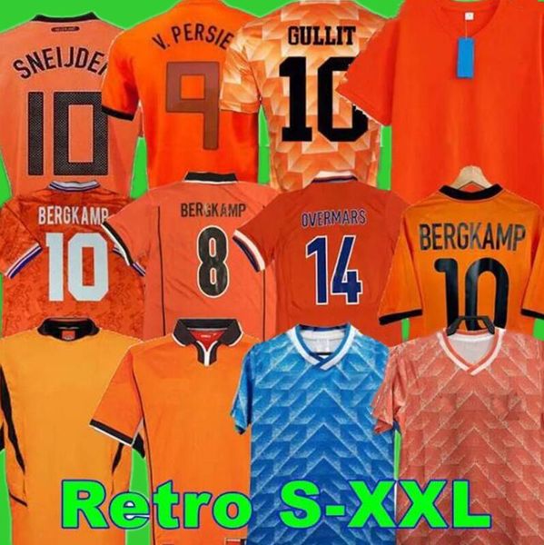 

1988 retro soccer jerseys van basten 1997 1998 1994 bergkamp 96 97 98 gullit rijkaard davids football shirt kids kit seedorf kluivert cruyff, Black;yellow