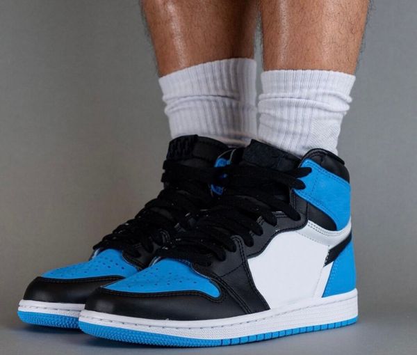 

2023 unc toe x one mens basketball shoes university blue black white dz5485-400 men women trainers sports sneakers sneaker