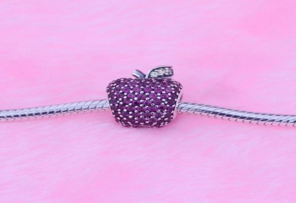 

loose beads fits apple p bracelets silver pave balls zirconia new original 925 sterling silver charm jewelry diy for women wholesale9269306, Black