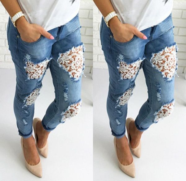 

cfyh apparel boyfriend hole ripped jeans women pants cool denim vintage straight jeans for girl mid waist casual pants female6221611, Blue
