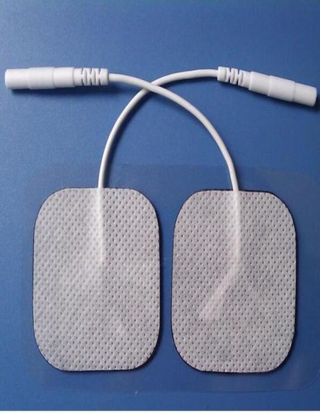 

100pcs 4040mm square self adhesive tens machine electrode padsmassage long lasting reusable3783790