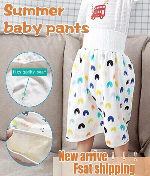 

baby waterproof diaper skirt pants training 2 in 1 comfy children039s shorts kids cover underwear cloth diapers8981870