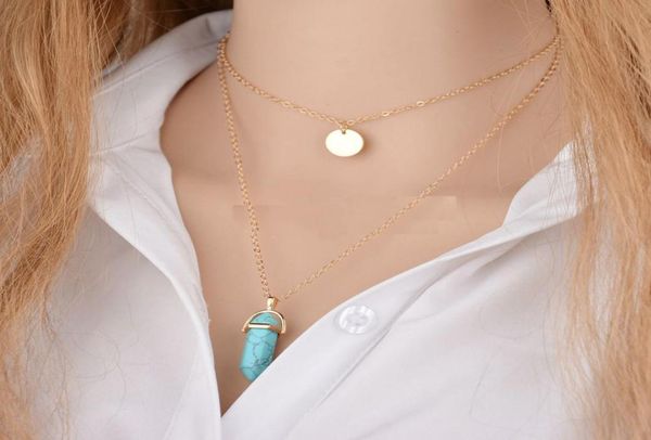 

necklace jewelry healing crystals charm amethyst rose quartz bead chakra healing point glass natural stone pendants necklace1452769, Silver