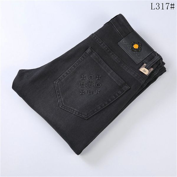 

designer jeans mens pants linen pants hip hop men jeans distressed ripped biker slim fit motorcycle denim for men -3xl fd3, Blue