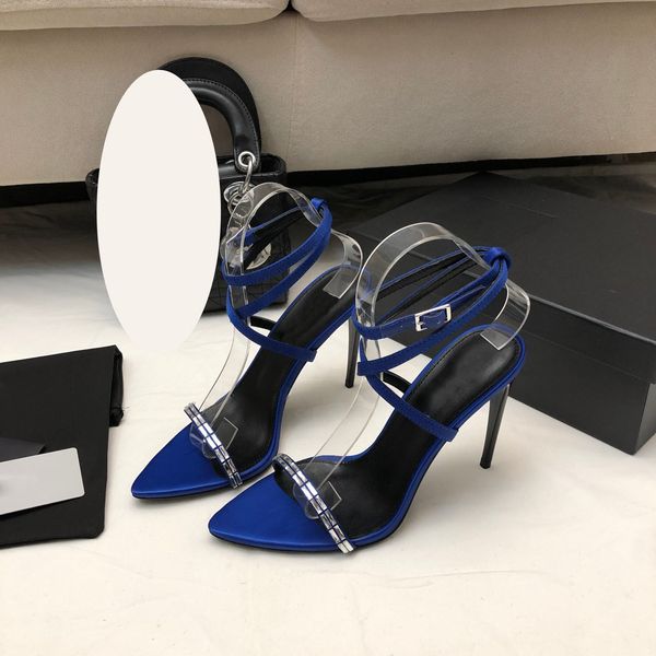 

fashion sandals for women dress shoes luxury designer buckle patent leather shoe 15.5cm high heeled platform wedding party womens sandal fac, Black