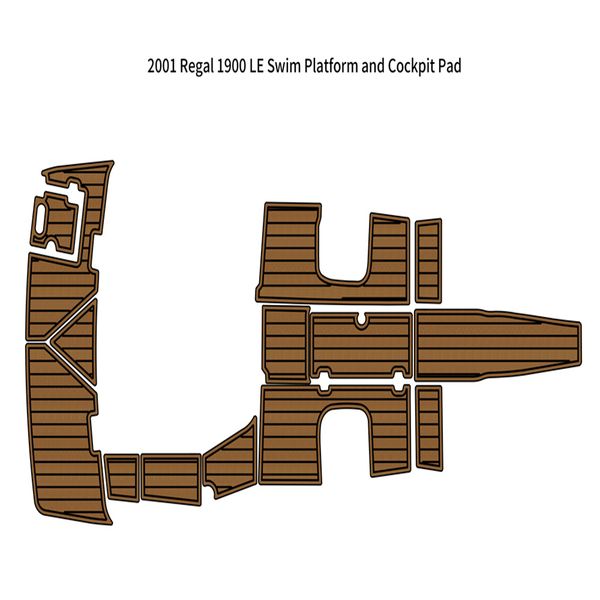 

2001 regal 1900 le swim platform cockpit pad boat eva foam teak deck floor mat backing self adhesive seadek gatorstep style pads