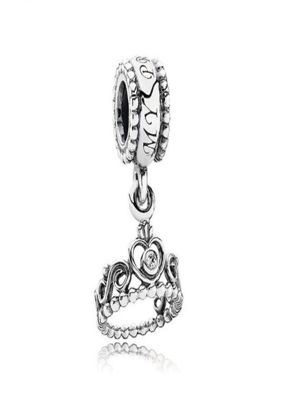 

fits bracelets 30pcs queen crown dangle pendant silver charms bead dangle charm beads for wholesale diy european sterling necklace jewelry56, Black