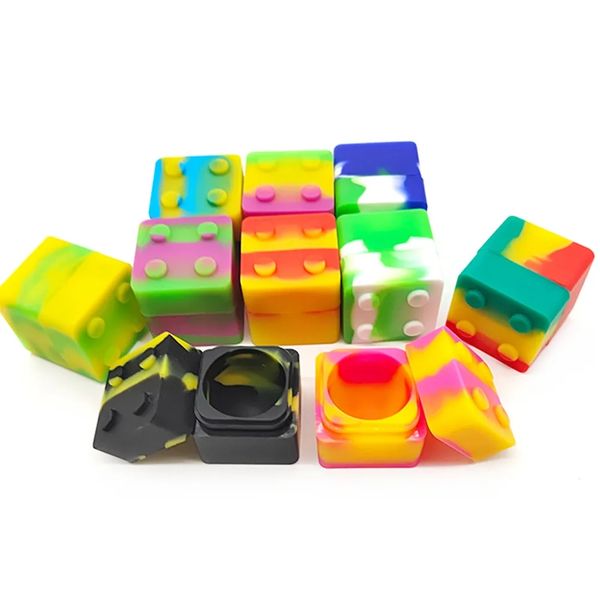 

silicone jar 9ml wax container oil storage box jars makeup bottle cosmetic container
