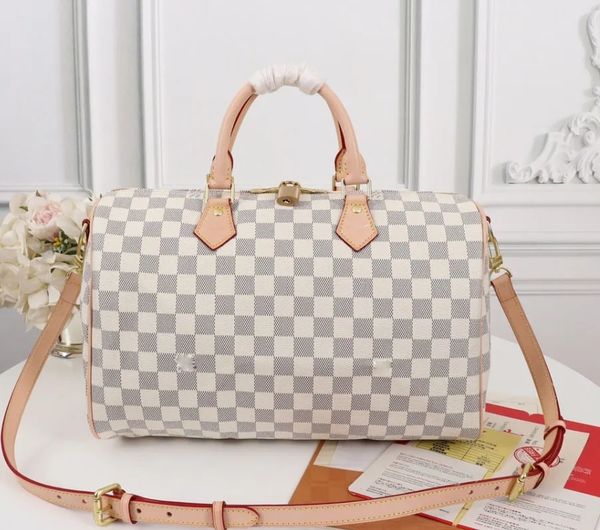 

luxury nano speedy bags designers bag women messenger crossbody bag lady totes handbags with key lock long strap dust bag mono pillow bag pu