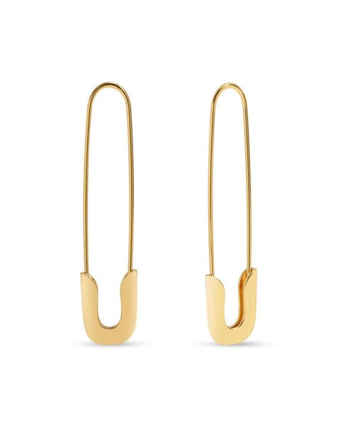 

safety pin hoop earrings minimalist cartilage earring personalized jewelry gift for women2098118, Golden;silver