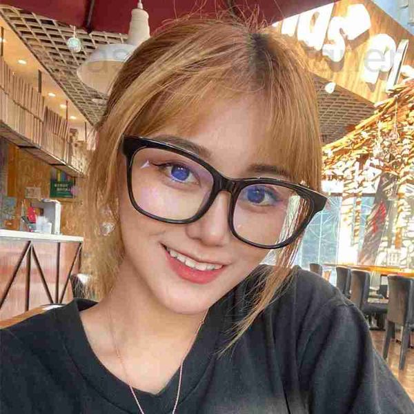 

fashion sunglasses frames designer plain looking eyeglass frame for women matched with myopia prevention blue light men, high-end same v-fac, Black