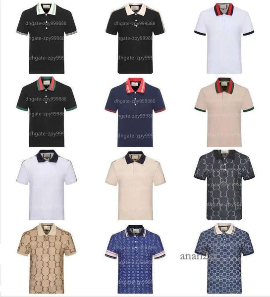 

mens stylist polo shirts italy men clothes short sleeve fashion casual men summer t shirt many colors are available size m-3xl free, White;black
