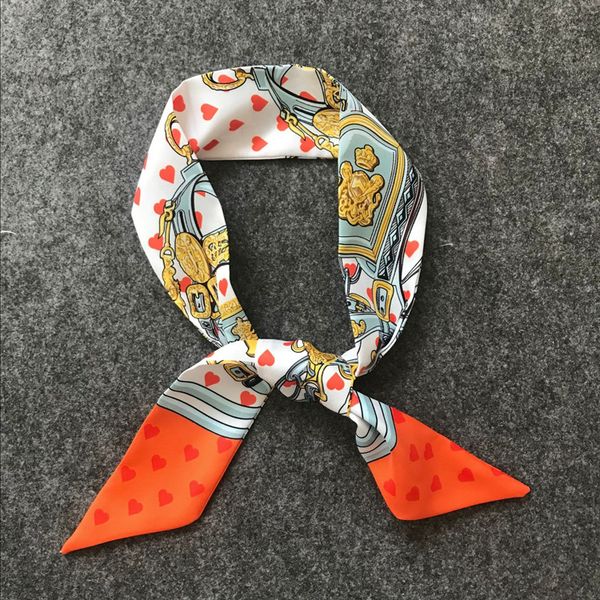 

fashion blogger designer jewelry high end mermaid love tie bag handle scarf twill headscarf bandanas durag wholesale dj46, Blue;gray
