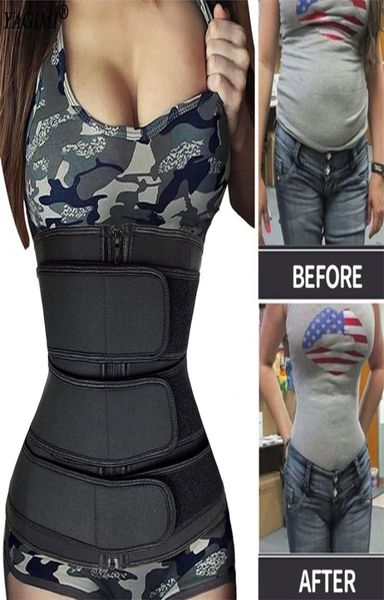 

colombian girdles waist trainer belly sheath corset neoprene sauna sweat belt body shaper women slimming reducing curve shaper lj23219803, Black;white