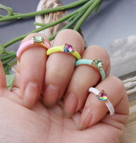 

accessories wedding bands fashion jewelry neefuwofu y2k colorful heart ring set open rings for women trendy creative simple candy 3993767, Golden;silver