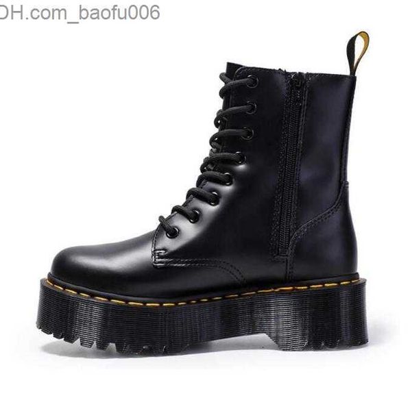 

boots designer boots short boots doc martens dr martins designer men women marten high leather winter snow booties oxford bottom boots z2307, Black