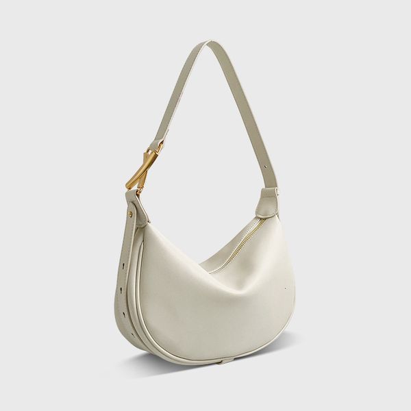 

evening bags spring and summer niche light luxury underarm bag crescent crossbody soft cowhide leather women's 230725