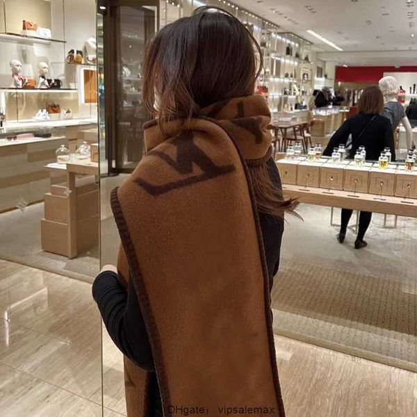 

new arrived brand men scarf cashmere winter scarves long size male warmer women's printing l f v letter wool bufanda, Blue;gray