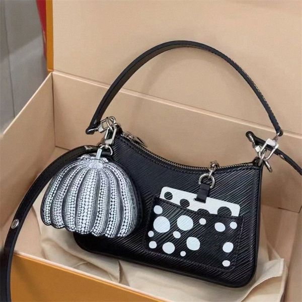 

marellini yayoi bag women handbags designer tote pumpkin tag silver chain colorful dot crossbody pouch wallet for ladies bags 2023 d0hg#