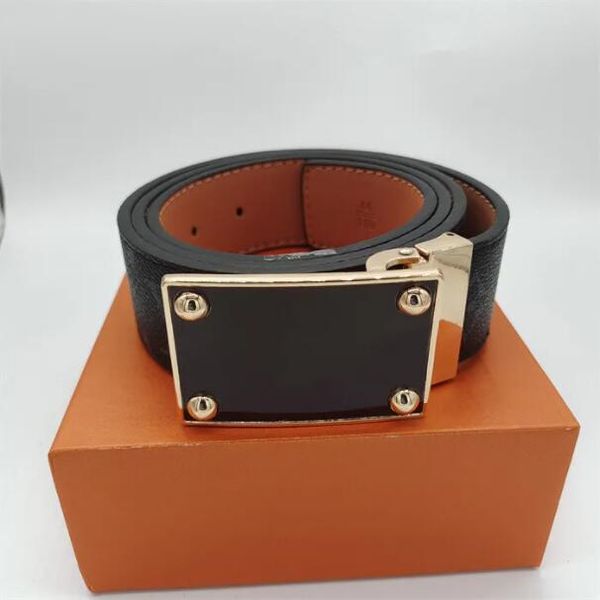 

belts designer men fashion classic womens mens casual letter smooth buckle belt width 3.6cm with box, Black;brown
