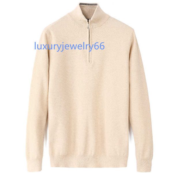 

men's sweaters designer winter knitting pullover zipper neck casual knit jumpers zip long pullovers famous brand youth autumn cotton sw, White;black