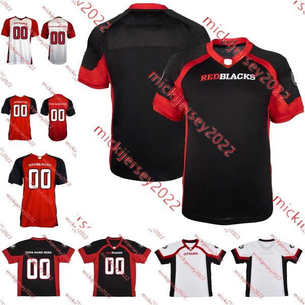 

ottawa redblacks football jersey nick arbuckle dustin crum tyrrell pigrome jaelon acklin nate behar justin hardy savon scarver custom stitch, Black