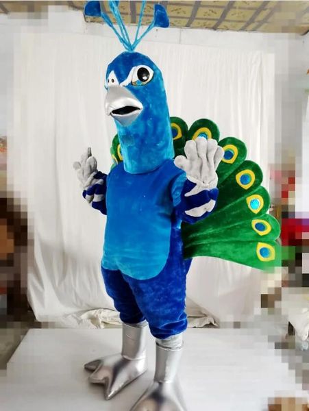 

festival dress blue peacocks mascot costumes carnival hallowen gifts adults fancy party games outfit holiday celebration cartoon character o, Red;yellow