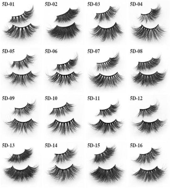 

25mm 5d thick mink eyelash 25mm lashes 3d faux mink hair false eyelashes thick long wispy fluffy eyelashes9178051