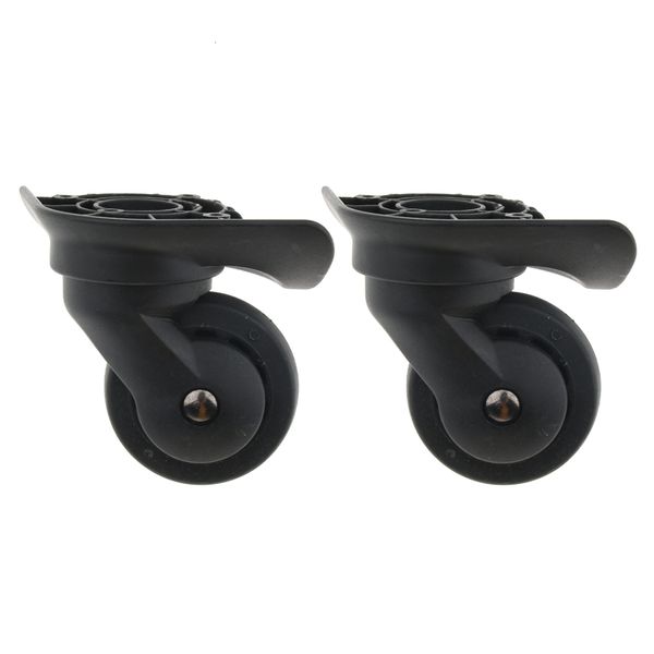 

bag parts accessories 2pcs luggage mute wheel universal 360 degree swivel casters black a52size l 230725