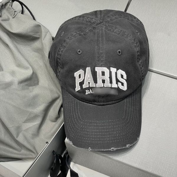 

grey denim mens designer caps anti uv black men snapbacks torn luxury fashion designers women baseball cap, Blue;gray